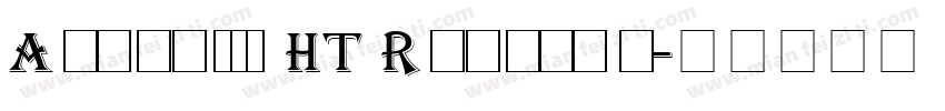 Algeria HT Regular字体转换
